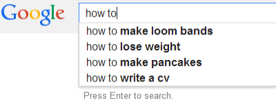 Search for How to on Google UK