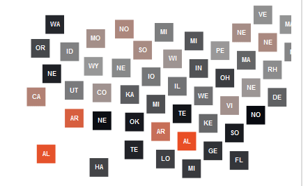 equalized cartogram data visualization