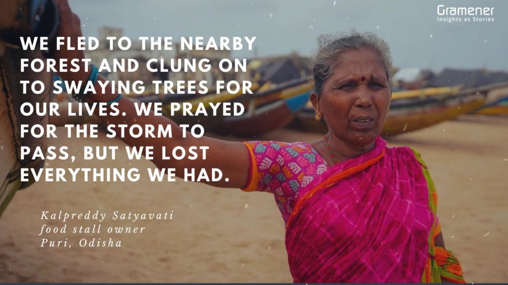 quote from a woman who suffered a natural disaster