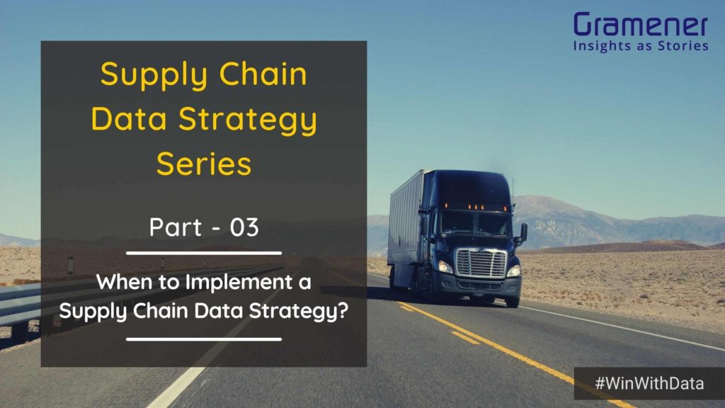 tips on when to implement a supply chain data strategy
