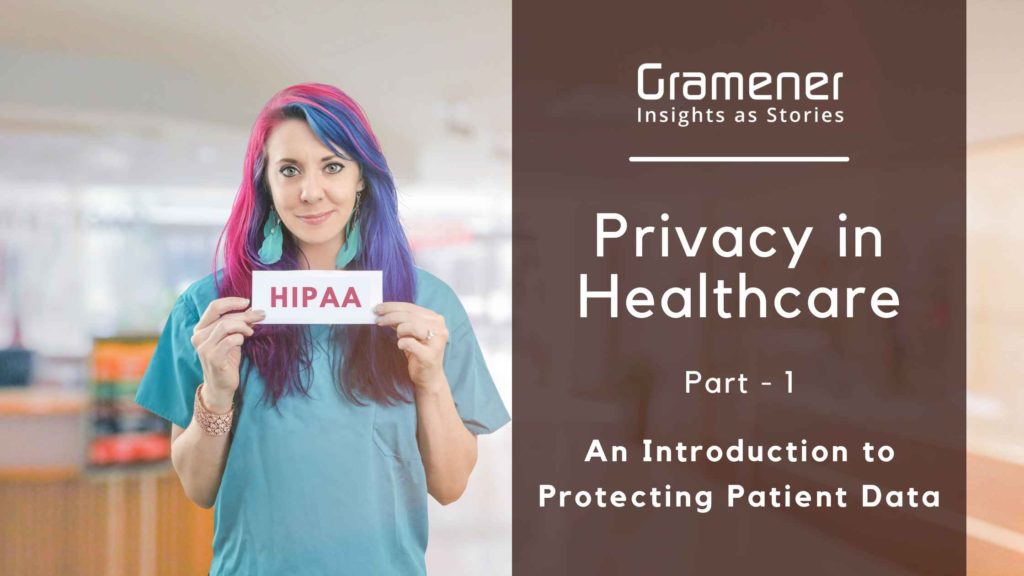 A girl abiding hipaa regulations of patient and healthcare privacy