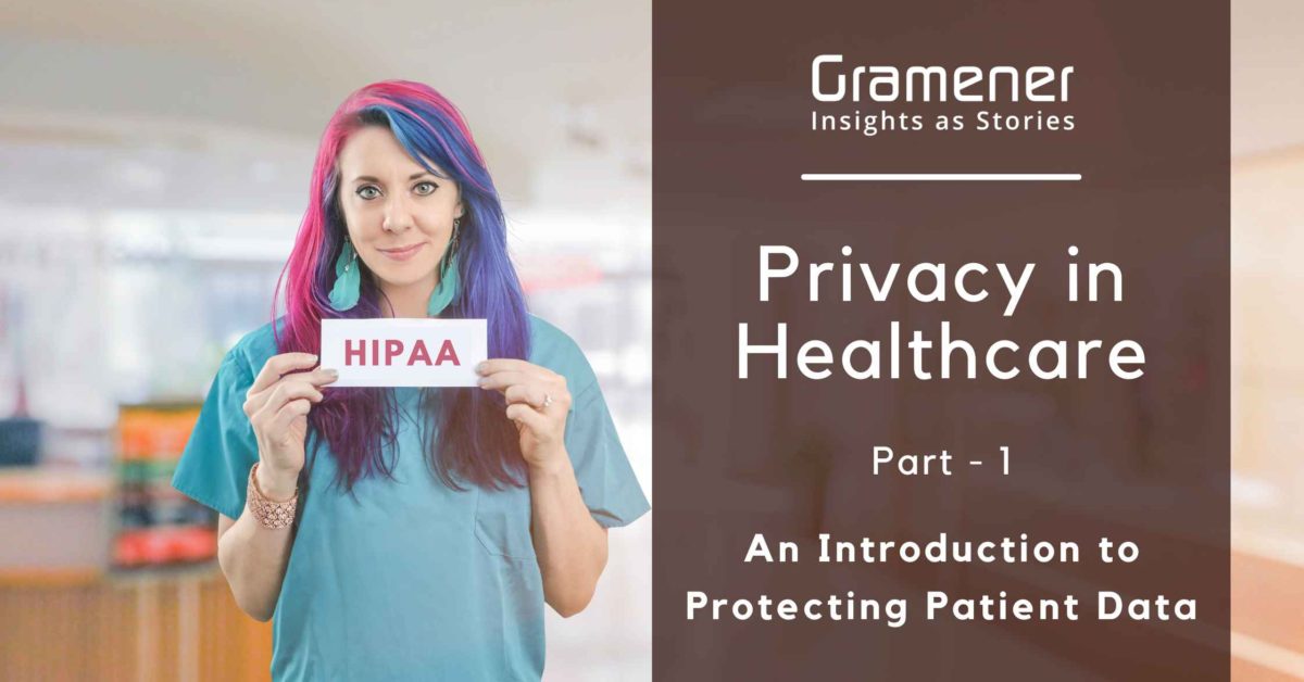A girl abiding hipaa regulations of patient and healthcare privacy