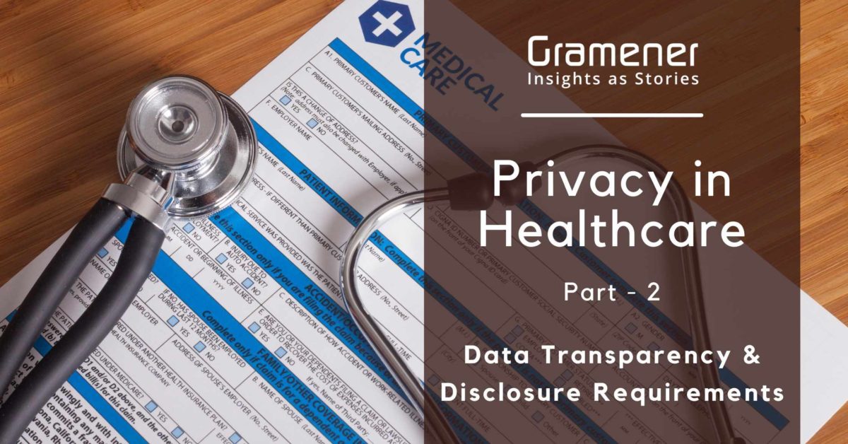 overview of data transparency in healthcare