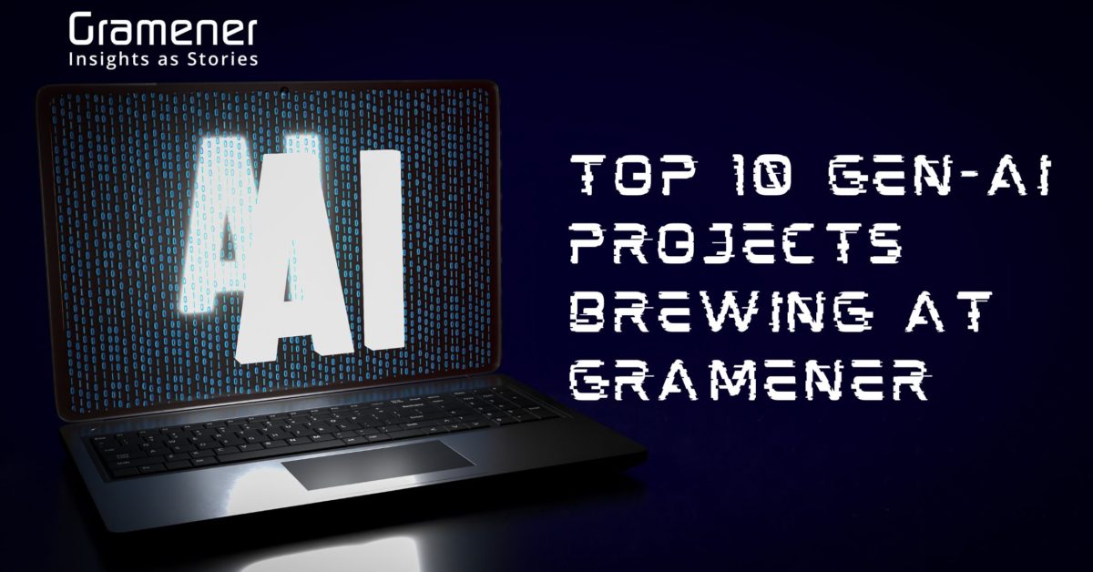 This article talks about top 10 generative AI projects Gramener is doing in 2023